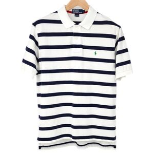 Polo Ralph Lauren Casual Shirt Button-up Short Sleeve 90s Pony Striped Large
